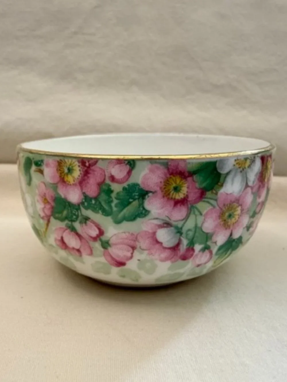 Vintage Crown Staffordshire Maytime Pattern Bowl - Picture 1 of 8
